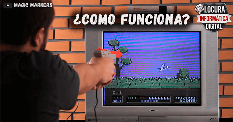 duck hunt funcionamiento pistola