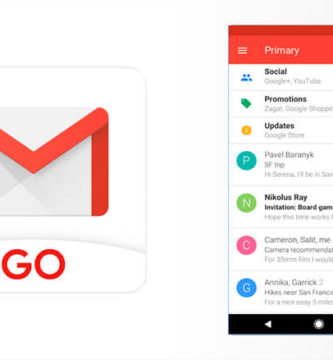 Gmail Go disponible en Google Play
