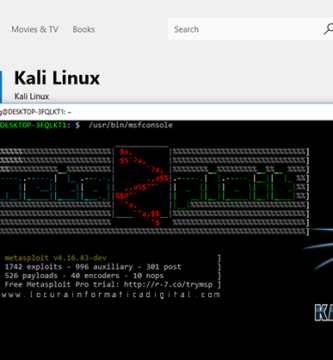 Kali Linux ya esta disponible desde la Microsoft Store de Windows 10