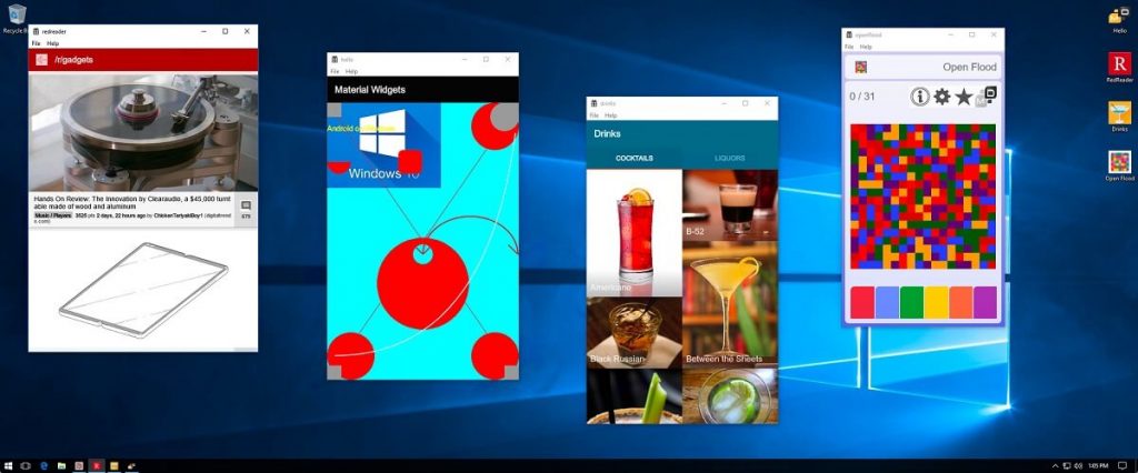 Las aplicaciones Android pronto se ejecutarán de forma nativa en Windows 10