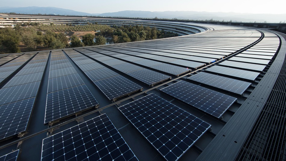 Las instalaciones de apple ahora usan el 100% de energías renovable