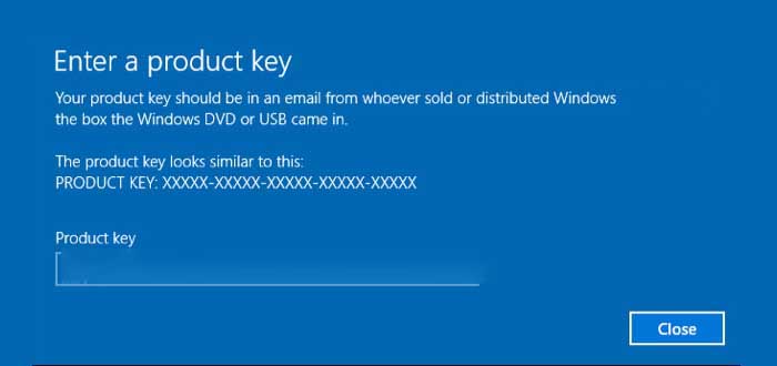 Cómo instala Windows 10 con las claves genéricas de Microsoft