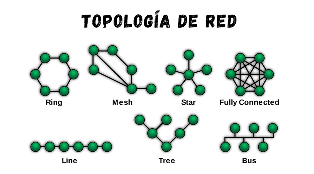 Tipos De Topolog a De Red Malla Estrella rbol Bus Y Anillo 